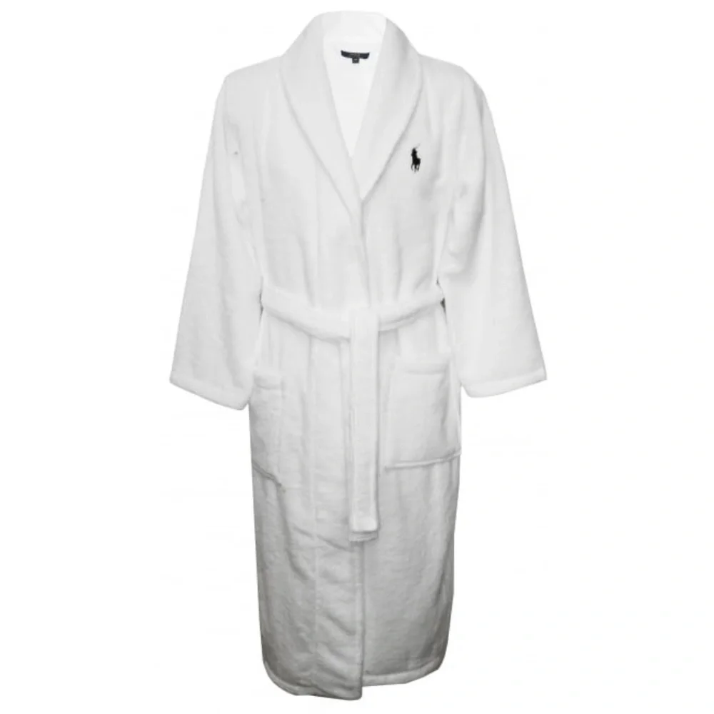 NWT POLO RALPH LAUREN MEN'S PLUSH ‎ BATH ROBE